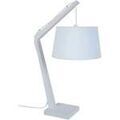 Lampes de bureau Tosel Lampe de chevet arqu&eacute; bois blanc Blanc Unique. . Maison & D&eacute;co > Lampes de bureau. Grenoble