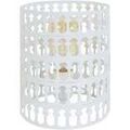 Luminaire sur Grenoble : Lampes de bureau Tosel Lampe de chevet cylindrique m&eacute;tal blanc Blanc Unique. . Maison & D&eacute;co > Lampes de bureau.