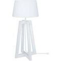 Luminaire sur Grenoble : Lampes de bureau Tosel Lampe de chevet colonne bois blanc Blanc Unique. . Maison & D&eacute;co > Lampes de bureau.