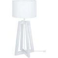 Luminaire sur Grenoble : Lampes de bureau Tosel Lampe de chevet colonne bois blanc Blanc Unique. . Maison & D&eacute;co > Lampes de bureau.