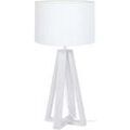 Luminaire sur Grenoble : Lampes de bureau Tosel Lampe de chevet colonne bois blanc Blanc Unique. . Maison & D&eacute;co > Lampes de bureau.