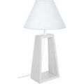 Luminaire sur Grenoble : Lampes de bureau Tosel Lampe de chevet colonne bois blanc Blanc Unique. . Maison & D&eacute;co > Lampes de bureau.