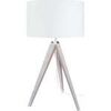 Lampes de bureau Tosel Lampe de chevet tr&eacute;pied bois blanc Blanc Unique. . Maison & D&eacute;co > Lampes de bureau.