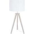Luminaire sur Grenoble : Lampes de bureau Tosel Lampe de chevet tr&eacute;pied bois blanc Blanc Unique. . Maison & D&eacute;co > Lampes de bureau.