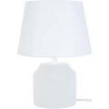 Lampes de bureau Tosel Lampe de chevet cylindrique bois blanc Blanc Unique. . Maison & D&eacute;co > Lampes de bureau.