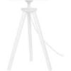 Lampes de bureau Tosel Lampe de chevet tr&eacute;pied bois blanc Blanc Unique. . Maison & D&eacute;co > Lampes de bureau.