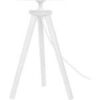 Lampes de bureau Tosel Lampe de chevet tr&eacute;pied bois blanc Blanc Unique. . Maison & D&eacute;co > Lampes de bureau.