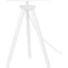 Lampes de bureau Tosel Lampe de chevet tr&eacute;pied bois blanc Blanc Unique. . Maison & D&eacute;co > Lampes de bureau.