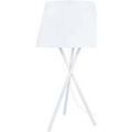 Luminaire sur Grenoble : Lampes de bureau Tosel Lampe de chevet tr&eacute;pied m&eacute;tal blanc Blanc Unique. . Maison & D&eacute;co > Lampes de bureau.