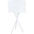 Luminaire sur Grenoble : Lampes de bureau Tosel Lampe de chevet tr&eacute;pied m&eacute;tal blanc Blanc Unique. . Maison & D&eacute;co > Lampes de bureau.