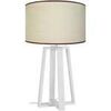 Lampes de bureau Tosel Lampe de chevet colonne bois blanc Blanc Unique. . Maison & D&eacute;co > Lampes de bureau.