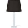 Lampes de bureau Tosel Lampe de chevet conique m&eacute;tal et bois blanc Blanc Unique. . Maison & D&eacute;co > Lampes de bureau.