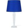 Lampes de bureau Tosel Lampe de chevet conique m&eacute;tal et bois blanc Blanc Unique. . Maison & D&eacute;co > Lampes de bureau.