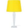 Lampes de bureau Tosel Lampe de chevet conique m&eacute;tal et bois blanc Blanc Unique. . Maison & D&eacute;co > Lampes de bureau.
