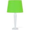 Lampes de bureau Tosel Lampe de chevet conique m&eacute;tal et bois blanc Blanc Unique. . Maison & D&eacute;co > Lampes de bureau.