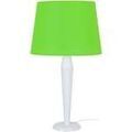 Luminaire sur Grenoble : Lampes de bureau Tosel Lampe de chevet conique m&eacute;tal et bois blanc Blanc Unique. . Maison & D&eacute;co > Lampes de bureau.