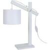 Lampes de bureau Tosel Lampe de bureau articul&eacute; bois blanc Blanc Unique. . Maison & D&eacute;co > Lampes de bureau.