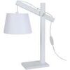 Lampes de bureau Tosel Lampe de bureau articul&eacute; bois blanc Blanc Unique. . Maison & D&eacute;co > Lampes de bureau.
