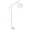 Lampadaires Tosel lampadaire liseuse articul&eacute; bois blanc Blanc Unique. . Maison & D&eacute;co > Lampadaires.
