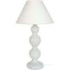 Lampes de bureau Tosel Lampe de chevet colonne bois blanc cerrus&eacute; Blanc Unique. . Maison & D&eacute;co > Lampes de bureau.
