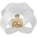 Lustres, suspensions et plafonniers Tosel Suspension g&eacute;om&eacute;trique m&eacute;tal blanc d'ivoire Blanc Unique. . Maison & D&eacute;co > Lustres, suspensions et plafonniers.