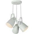Lustres, suspensions et plafonniers Tosel Lustre grappe m&eacute;tal blanc d'ivoire Blanc Unique. . Maison & D&eacute;co > Lustres, suspensions et plafonniers. Grenoble