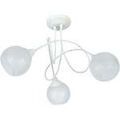 Lustres, suspensions et plafonniers Tosel Lustre multi bras m&eacute;tal blanc d'ivoire Blanc Unique. . Maison & D&eacute;co > Lustres, suspensions et plafonniers. Grenoble