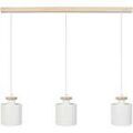 Lustres, suspensions et plafonniers Tosel Lustre bar m&eacute;tal blanc d'ivoire Blanc Unique. . Maison & D&eacute;co > Lustres, suspensions et plafonniers. Grenoble