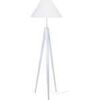 Lampadaires Tosel Lampadaire tr&eacute;pied bois blanc d'ivoire Blanc Unique. . Maison & D&eacute;co > Lampadaires.