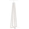 Lampadaires Tosel Lampadaire colonne bois blanc d'ivoire Blanc Unique. . Maison & D&eacute;co > Lampadaires.