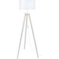 Lampadaires Tosel Lampadaire tr&eacute;pied bois blanc d'ivoire Blanc Unique. . Maison & D&eacute;co > Lampadaires. Grenoble