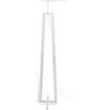 Lampadaires Tosel Lampadaire colonne bois blanc d'ivoire Blanc Unique. . Maison & D&eacute;co > Lampadaires.