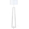 Lampadaires Tosel Lampadaire colonne bois blanc d'ivoire Blanc Unique. . Maison & D&eacute;co > Lampadaires.