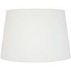 Abats jours et pieds de lampe Tosel Abat-jour tambour tissu blanc d'ivoire Blanc Unique. . Maison & D&eacute;co > Abats jours et pieds de lampe.