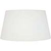 Abats jours et pieds de lampe Tosel Abat-jour tambour tissu blanc d'ivoire Blanc Unique. . Maison & D&eacute;co > Abats jours et pieds de lampe.
