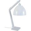 Lampes de bureau Tosel Lampe de chevet arqu&eacute; bois blanc d'ivoire Blanc Unique. . Maison & D&eacute;co > Lampes de bureau.