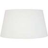 Abats jours et pieds de lampe Tosel Abat-jour tambour tissu blanc d'ivoire Blanc Unique. . Maison & D&eacute;co > Abats jours et pieds de lampe.