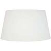 Abats jours et pieds de lampe Tosel Abat-jour tambour tissu blanc d'ivoire Blanc Unique. . Maison & D&eacute;co > Abats jours et pieds de lampe.
