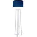 Luminaire sur Grenoble : Lampadaires Tosel Lampadaire colonne bois blanc et bleu Blanc Unique. . Maison & D&eacute;co > Lampadaires.