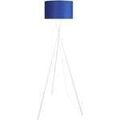 Luminaire sur Grenoble : Lampadaires Tosel Lampadaire tr&eacute;pied m&eacute;tal blanc et bleu Blanc Unique. . Maison & D&eacute;co > Lampadaires.
