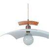 Lustres, suspensions et plafonniers Tosel Suspension carr&eacute; bois blanc et bois fonce Blanc Unique. . Maison & D&eacute;co > Lustres, suspensions et plafonniers.