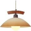 Lustres, suspensions et plafonniers Tosel Suspension carr&eacute; bois blanc et bois fonce Blanc Unique. . Maison & D&eacute;co > Lustres, suspensions et plafonniers.