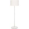 Lampadaires Tosel Lampadaire droit bois blanc et &eacute;cru Blanc Unique. . Maison & D&eacute;co > Lampadaires.