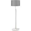 Lampadaires Tosel Lampadaire droit bois blanc et gris Blanc Unique. . Maison & D&eacute;co > Lampadaires.