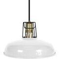 Lustres, suspensions et plafonniers Tosel Suspension d&ocirc;me m&eacute;tal blanc et noir Blanc Unique. . Maison & D&eacute;co > Lustres, suspensions et plafonniers. Grenoble