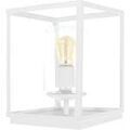 Lampes de bureau Tosel Lampe a poser carr&eacute; m&eacute;tal blanc et transparent Blanc Unique. . Maison & D&eacute;co > Lampes de bureau. Grenoble
