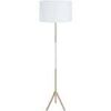 Lampadaires Tosel Lampadaire droit bois blanc naturel Blanc Unique. . Maison & D&eacute;co > Lampadaires.