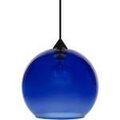 Lustres, suspensions et plafonniers Tosel Suspension globe verre bleu Bleu Unique. . Maison & D&eacute;co > Lustres, suspensions et plafonniers.