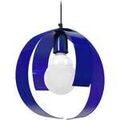 Lustres, suspensions et plafonniers Tosel Suspension abstract m&eacute;tal bleu cobalt Bleu Unique. . Maison & D&eacute;co > Lustres, suspensions et plafonniers.