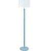 Lampadaires Tosel Lampadaire droit bois bleu et blanc Bleu Unique. . Maison & D&eacute;co > Lampadaires.